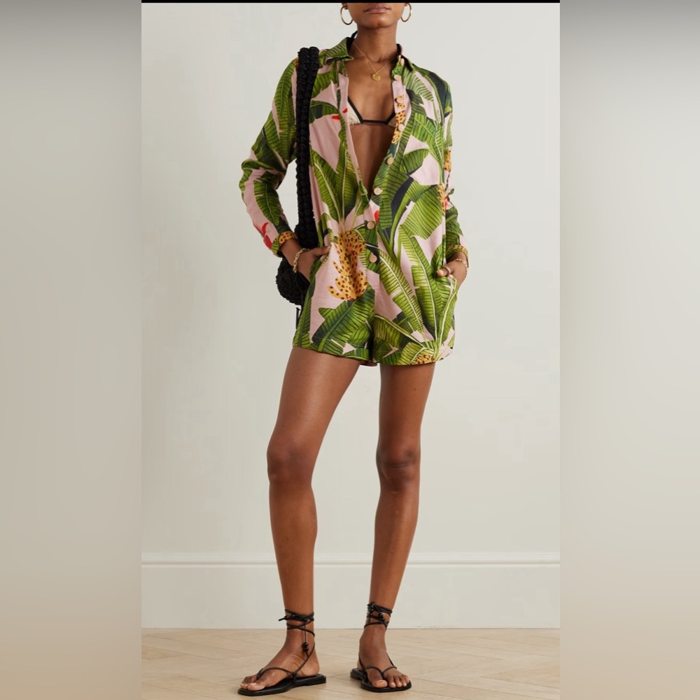 NWOT FARM RIO long-sleeved romper